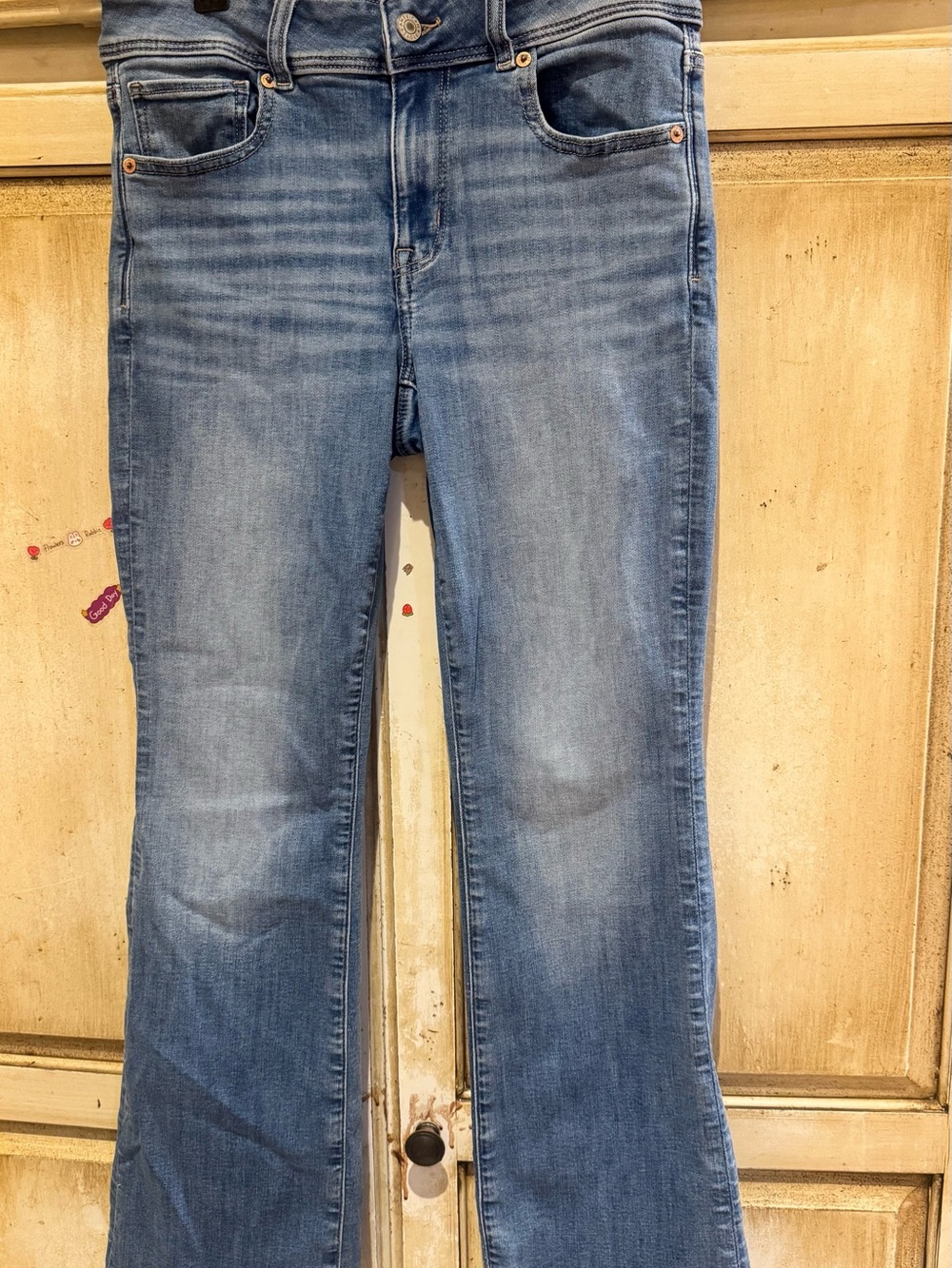 American Eagle Outfitters Light Wash Flare Jeans